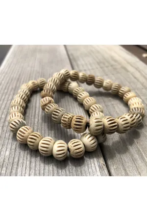 Recycled Bone Carved Bracelet (Pack of 4)