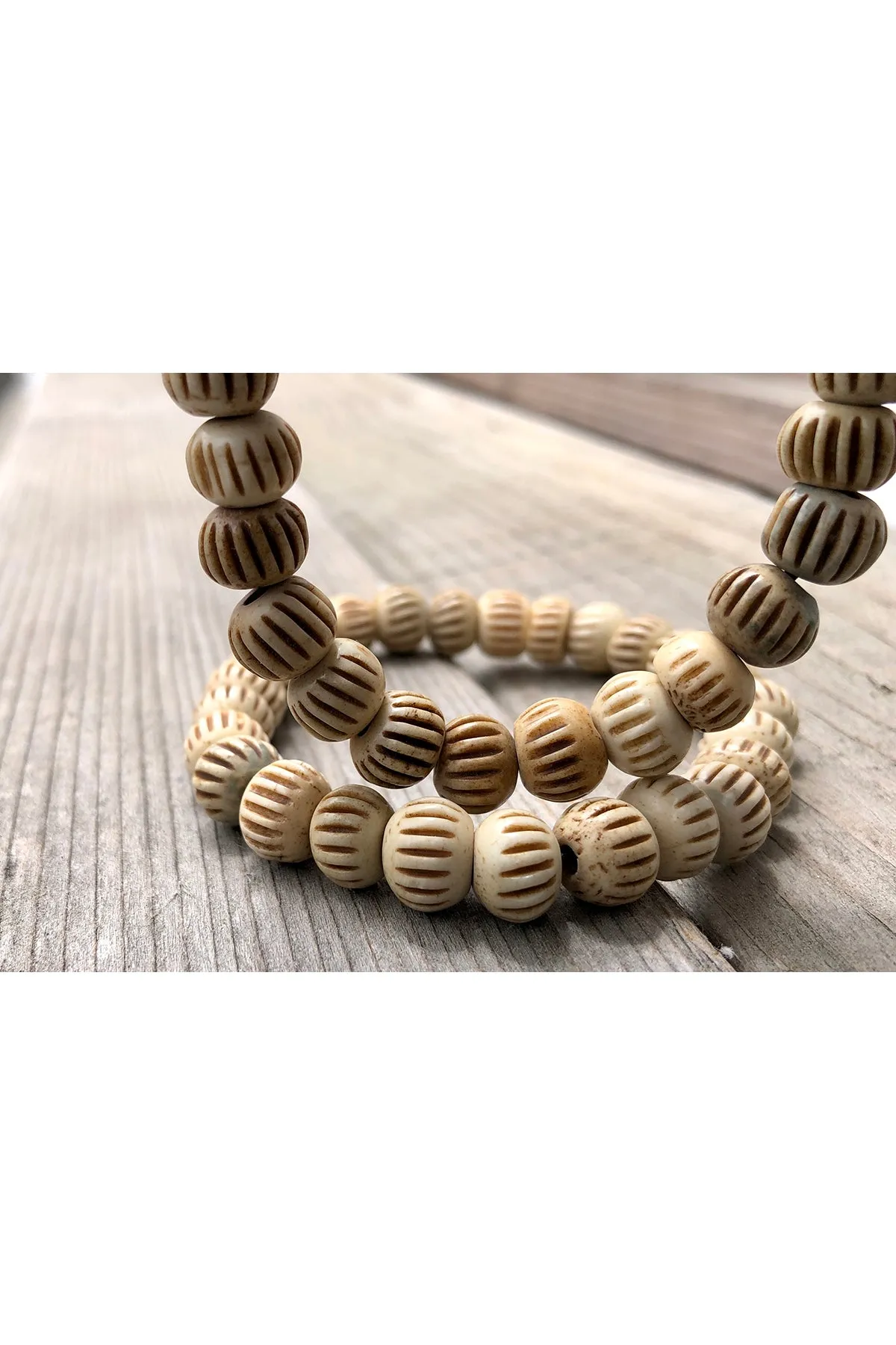 Recycled Bone Carved Bracelet (Pack of 4)