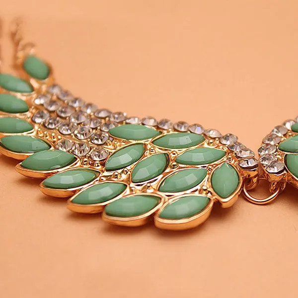 Rhinestone Loving Angel Wing Necklace Statement Jewelry for women Chain Necklaces & pendants Collar Vintage Jewellry