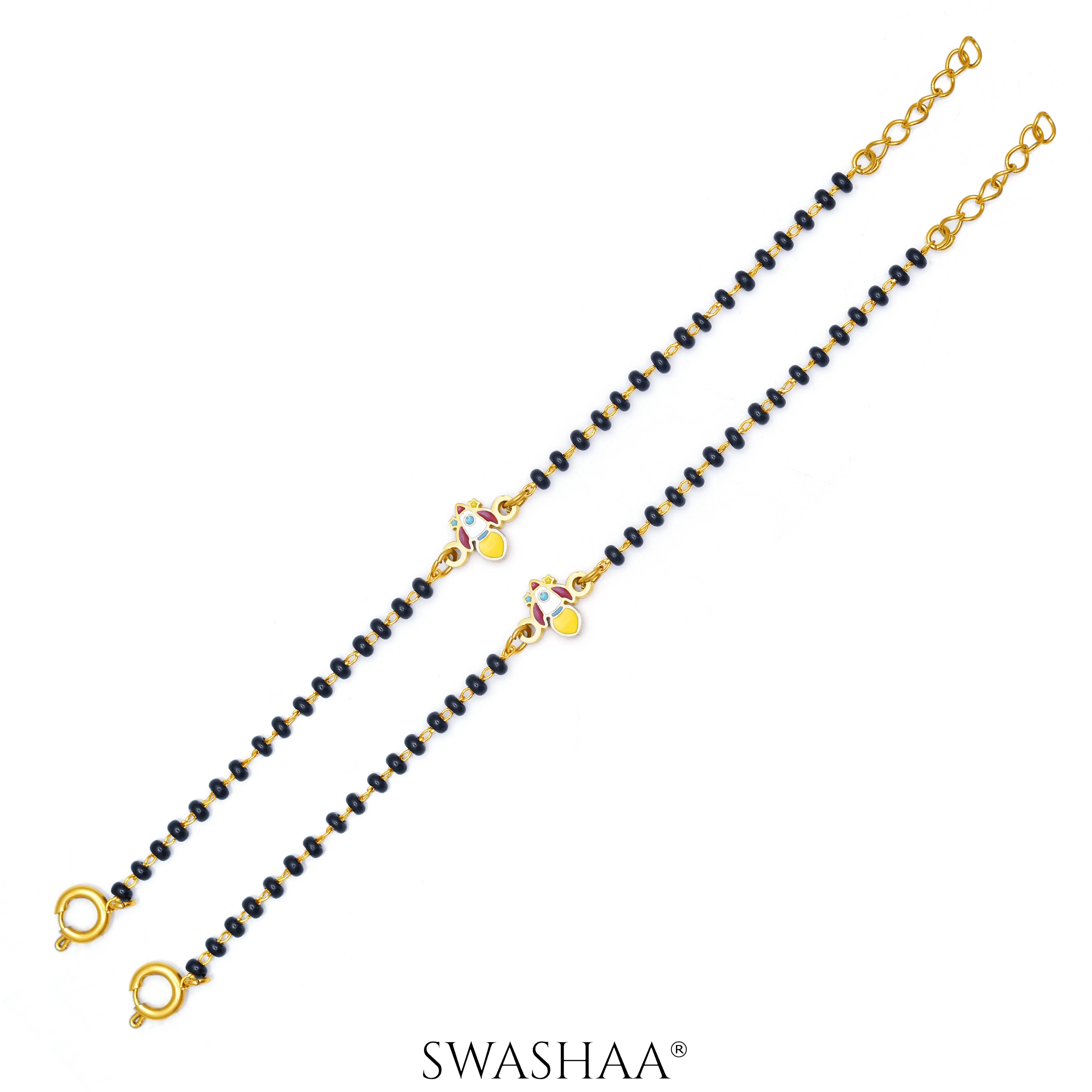 Rocket Dreams 18K Gold Plated Kid's Nazariya Bracelet
