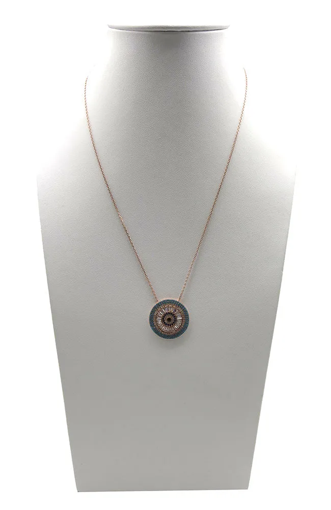 Rose Gold Zeus Necklace