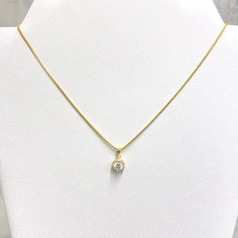 Round Box Chain Necklace