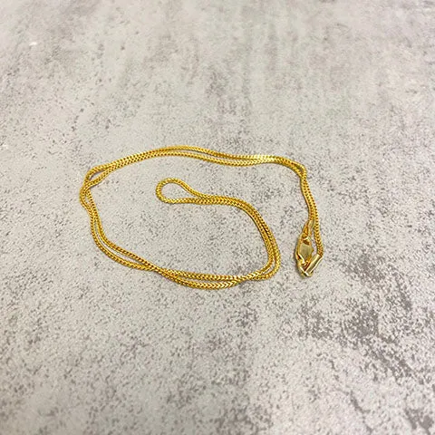 Round Box Chain Necklace