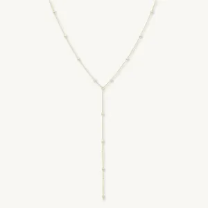 Satellite Drop Chain Y Necklace