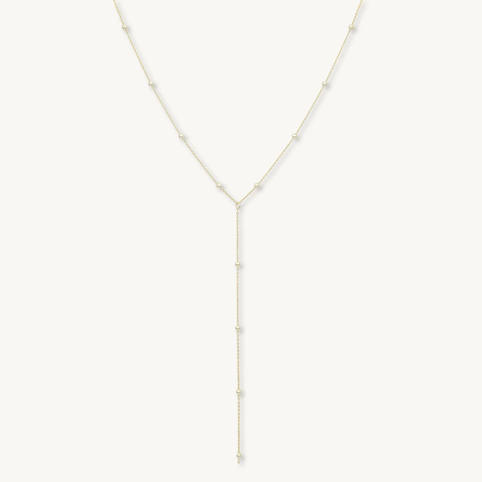 Satellite Drop Chain Y Necklace