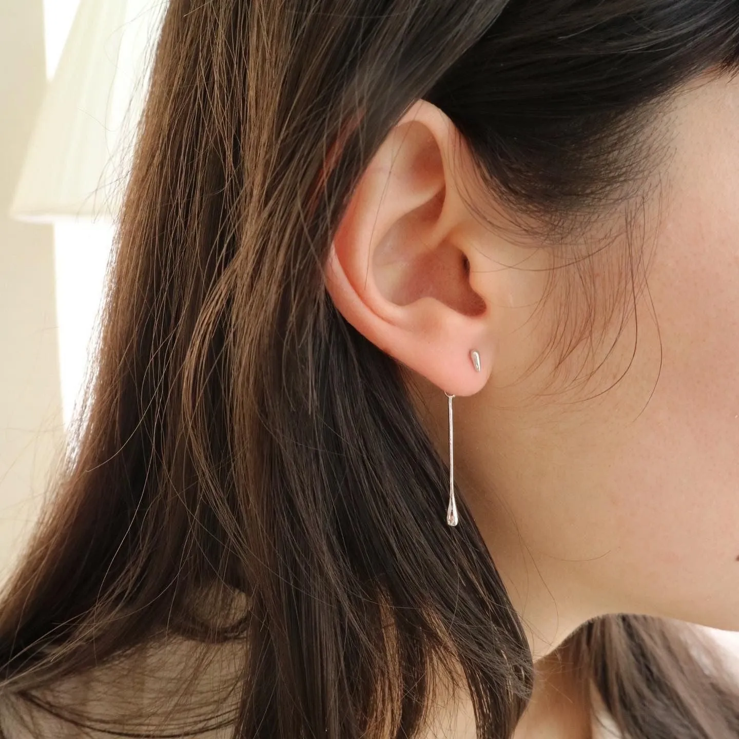 Silver925 Drop Long Pierce P022