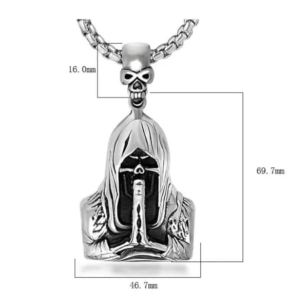 Skull Pray Necklace