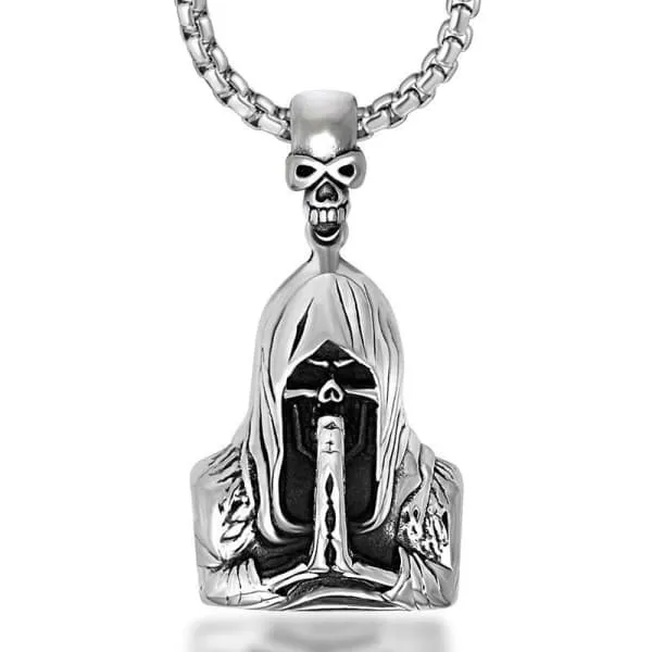 Skull Pray Necklace