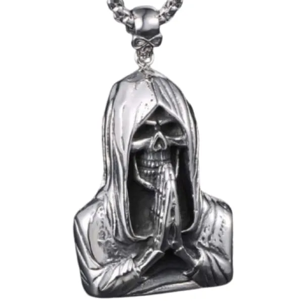Skull Pray Necklace