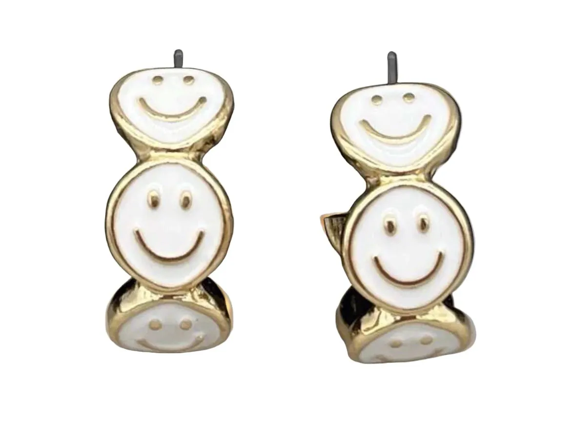 smile earrings