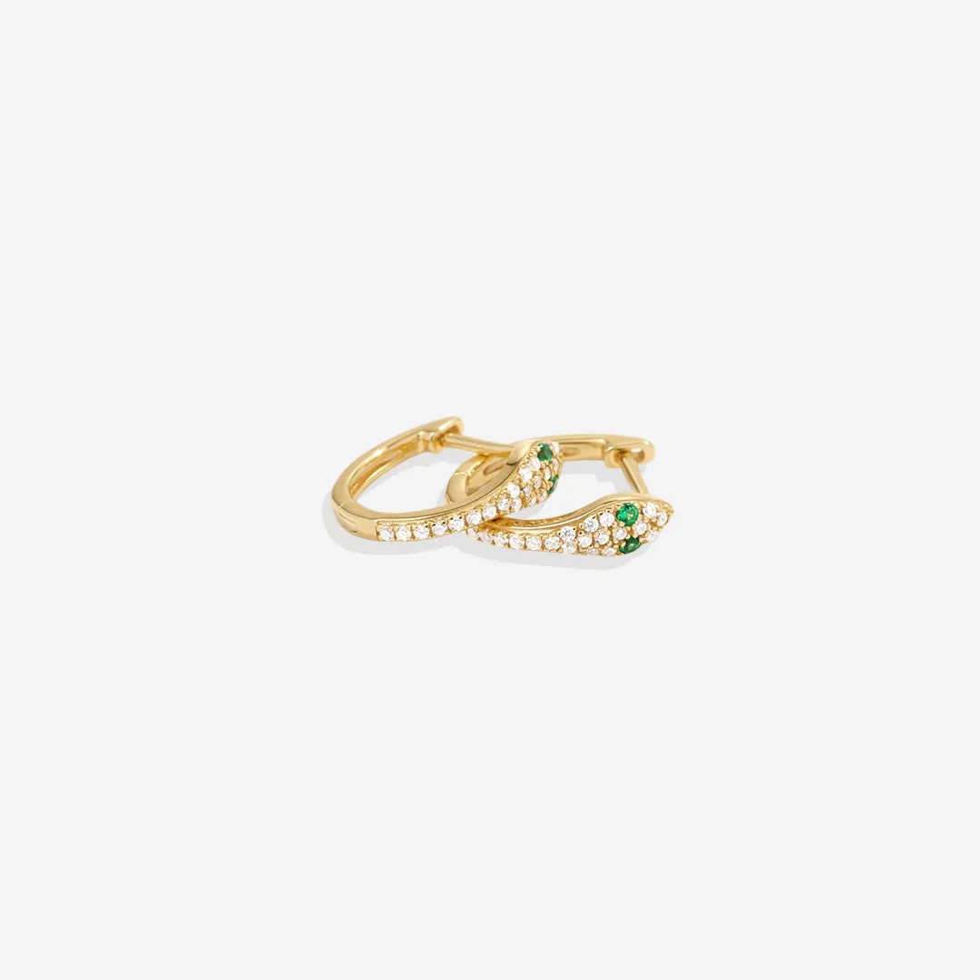 Snake Huggie Earrings