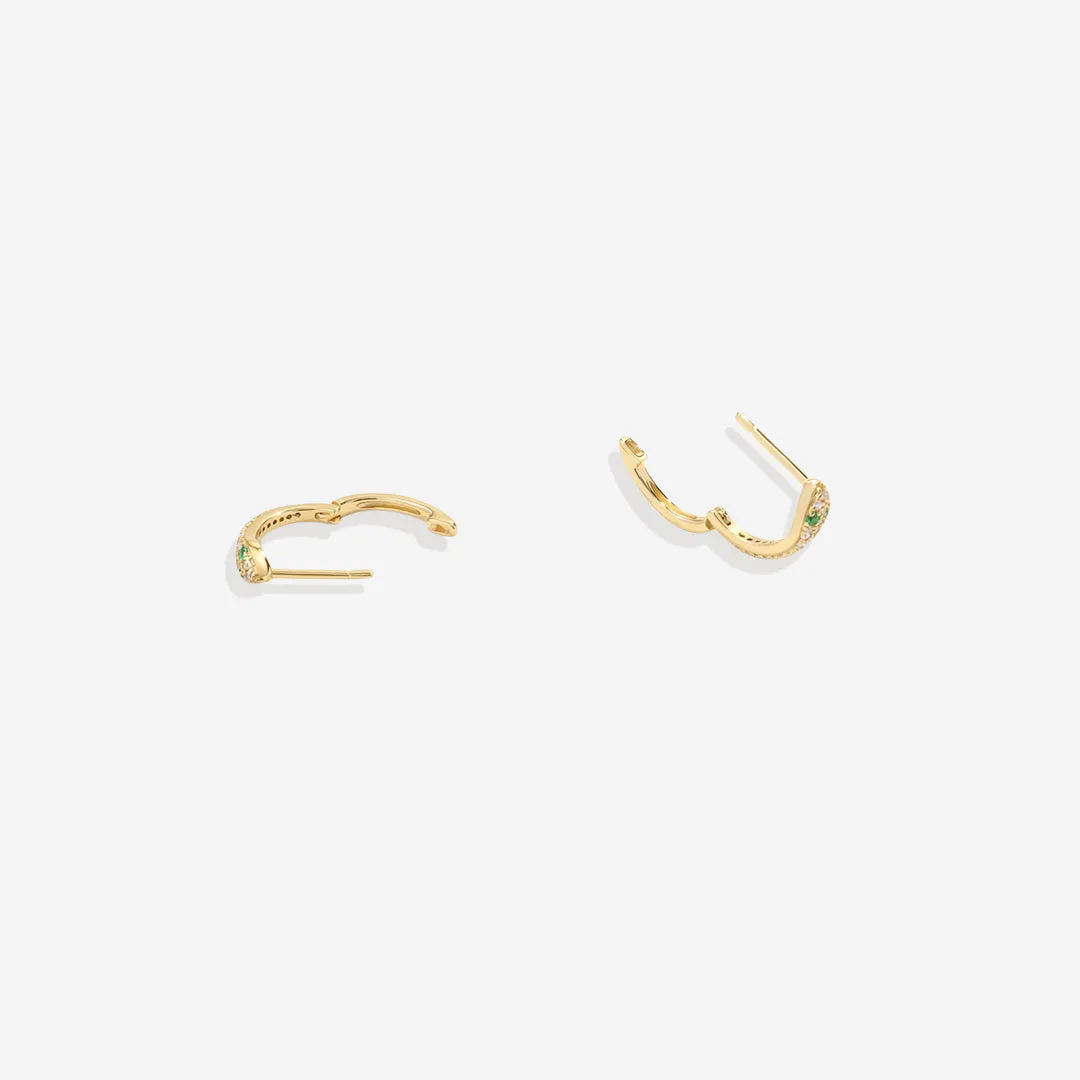 Snake Huggie Earrings