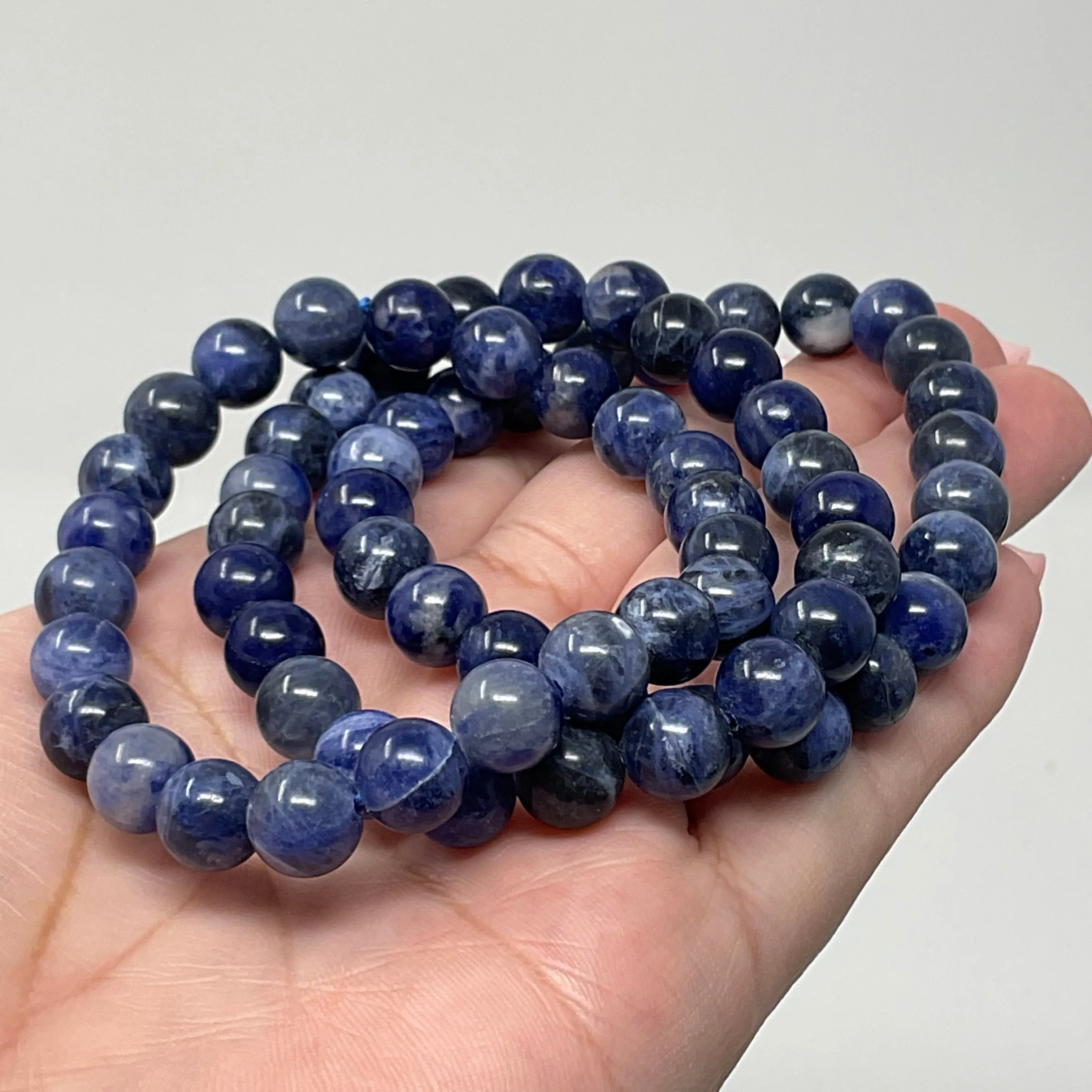 Sodalite 8MM Round Bracelet