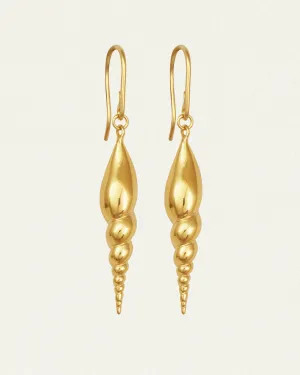 Spire Earrings Gold Vermeil