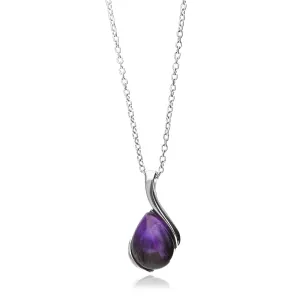 Sterling Silver Amethyst Elegant Pendant