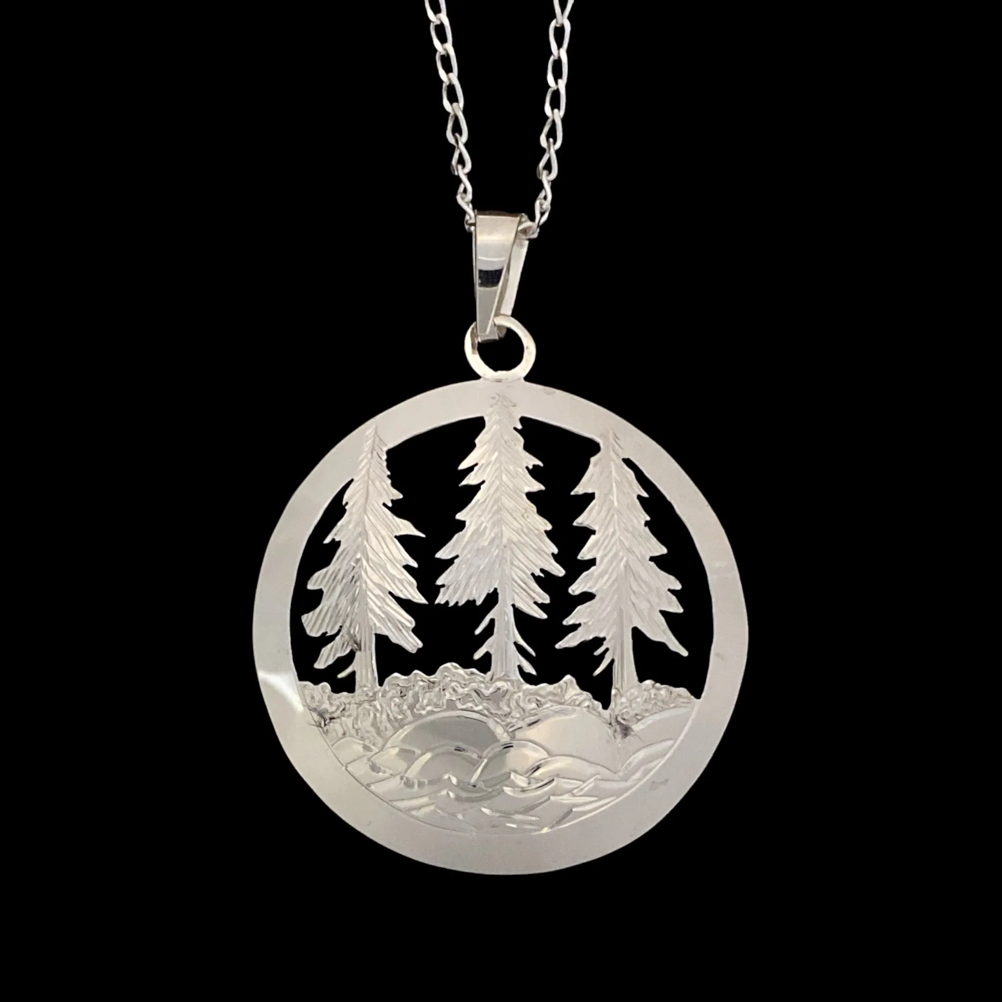 Sterling Silver Pendant Necklace Collection by Wren Silverworks
