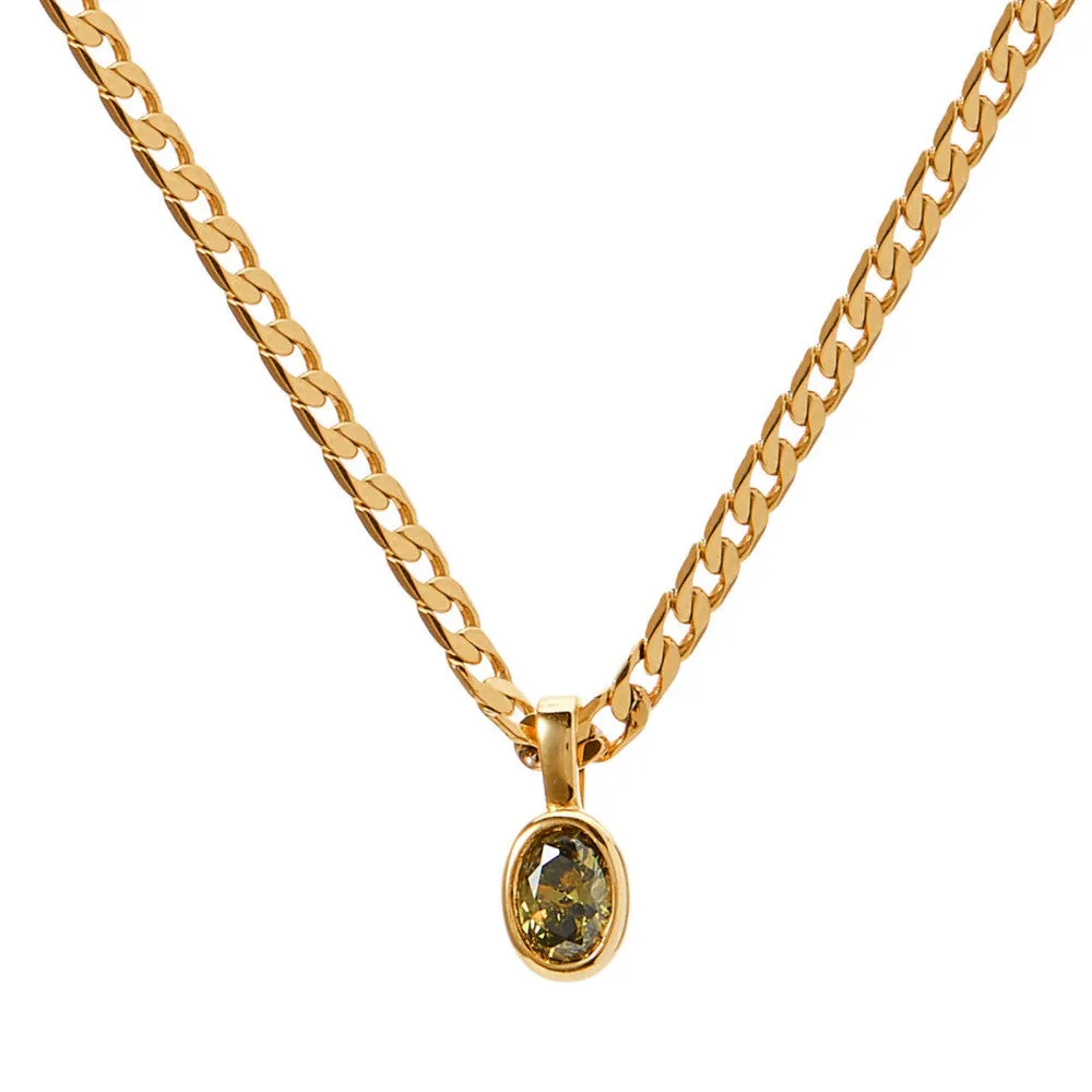Stone Pendant Necklace