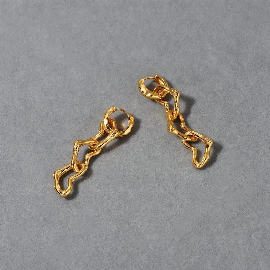 Stylish Heart Pendant Earrings