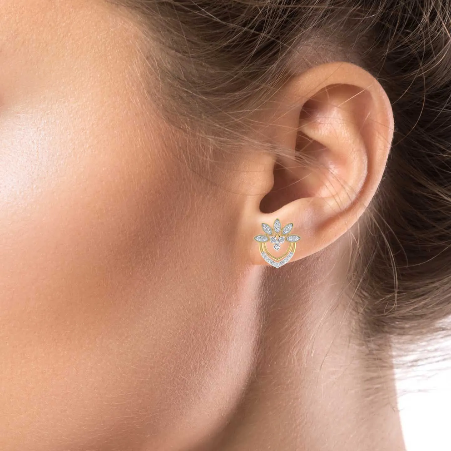 Stylish Silver Stud Earring