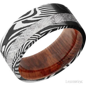 Sunset with Acid Finish and Meteorite Inlay and Snake Wood - 9MM