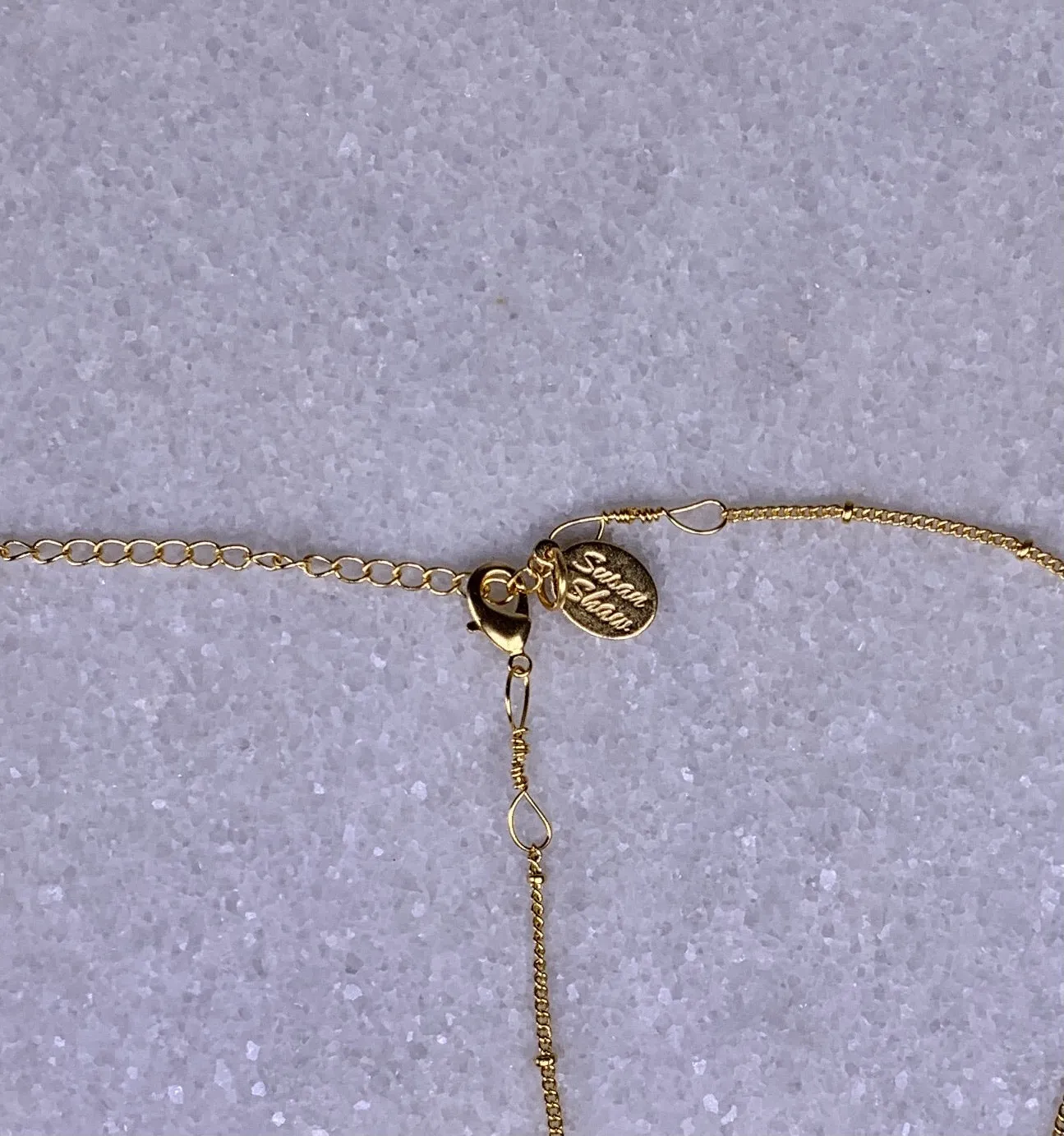 Susan Shaw Dainty Geometric Sun Necklace