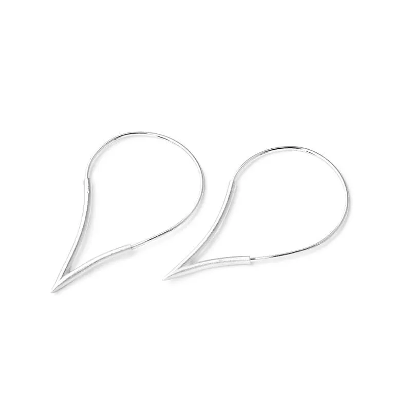 Teardrop Hoop Earrings