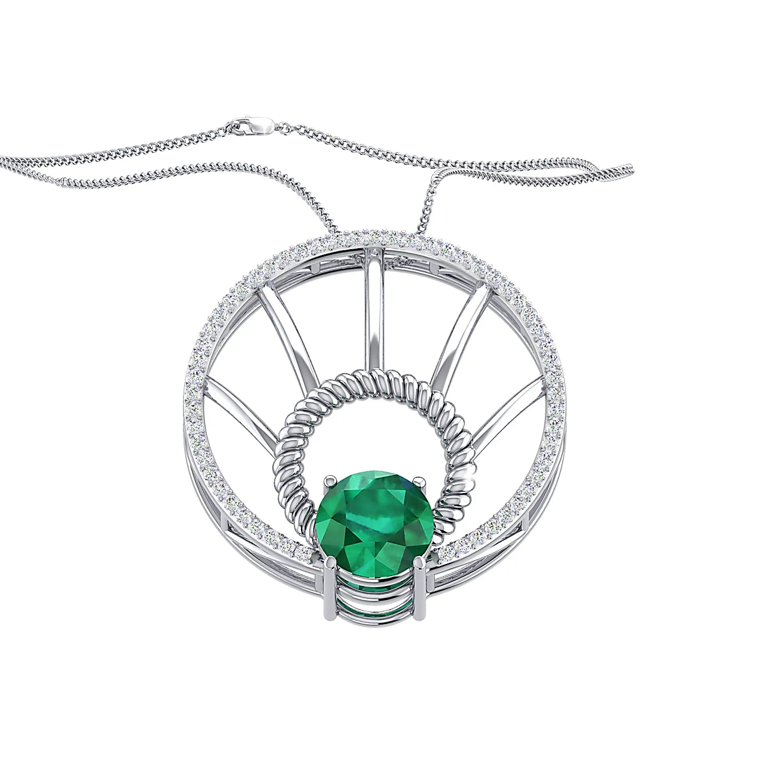 THE EMERALD SPECTRE PENDANT