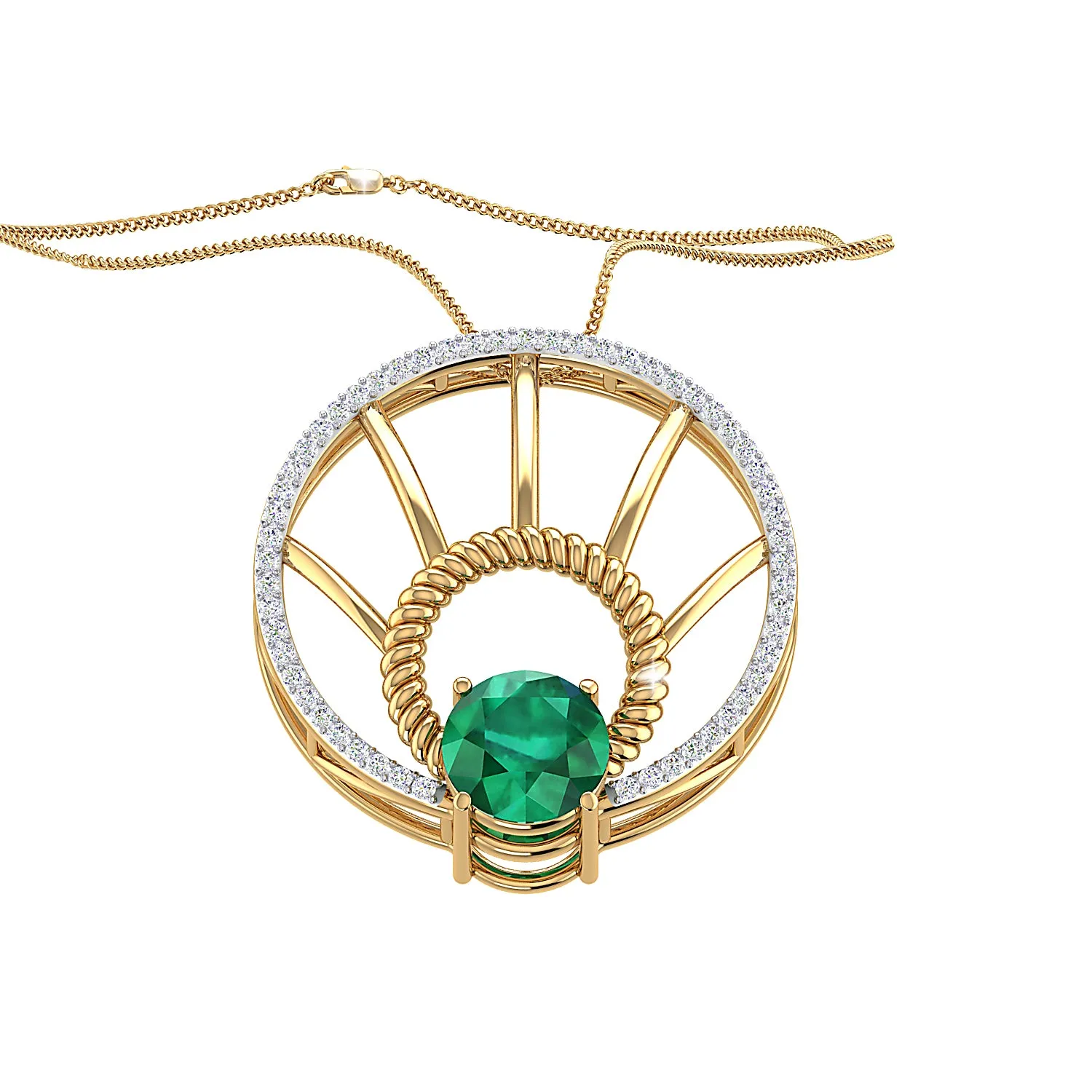 THE EMERALD SPECTRE PENDANT