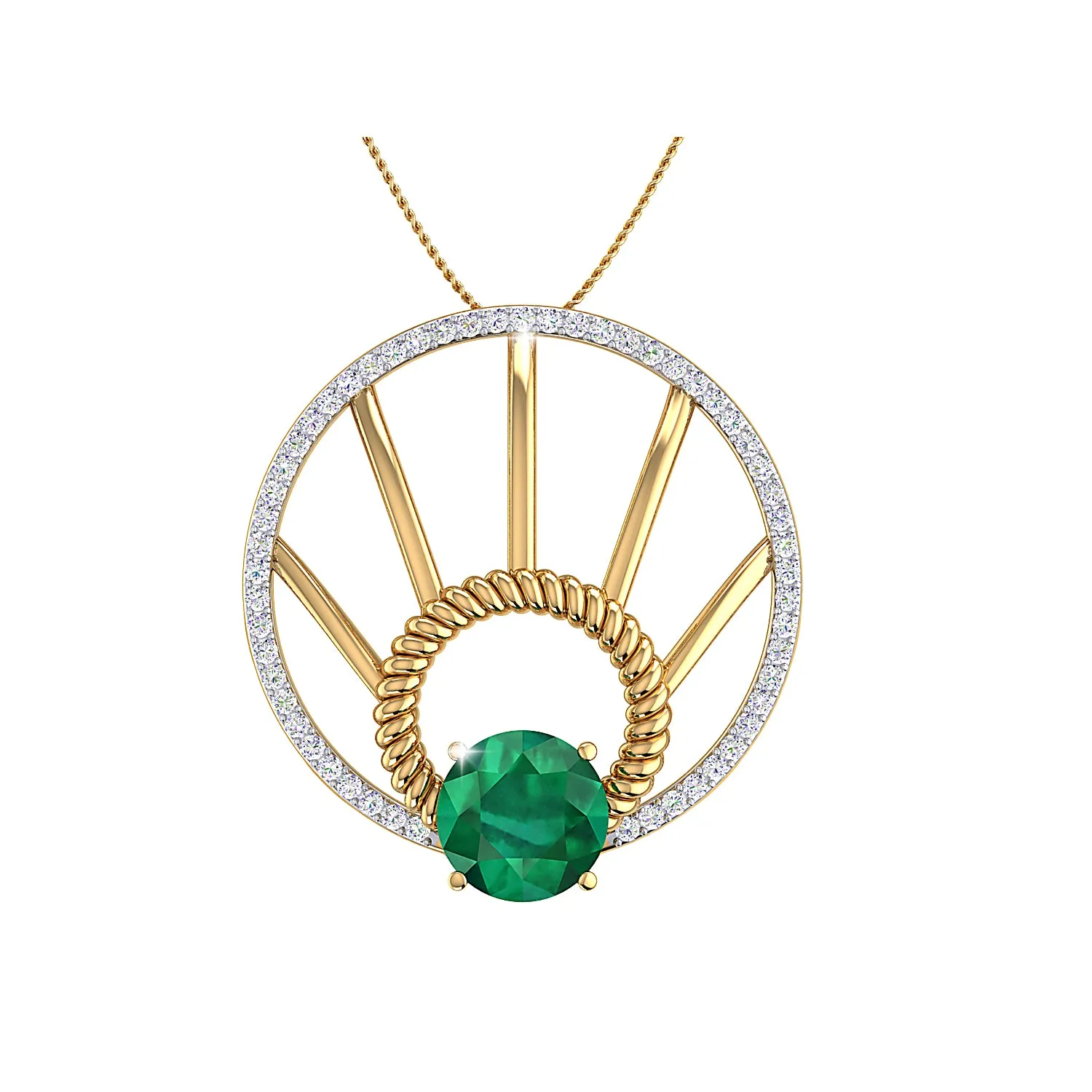THE EMERALD SPECTRE PENDANT