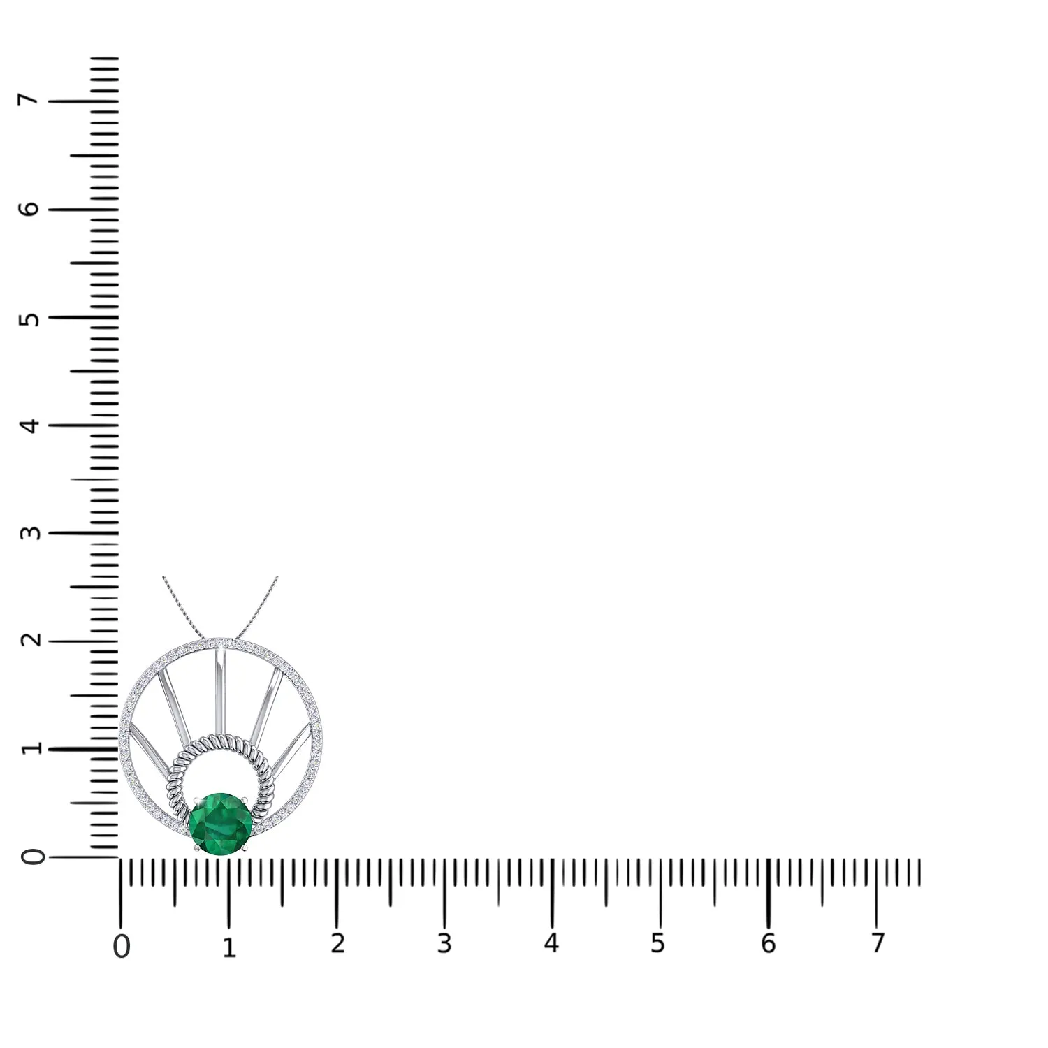 THE EMERALD SPECTRE PENDANT