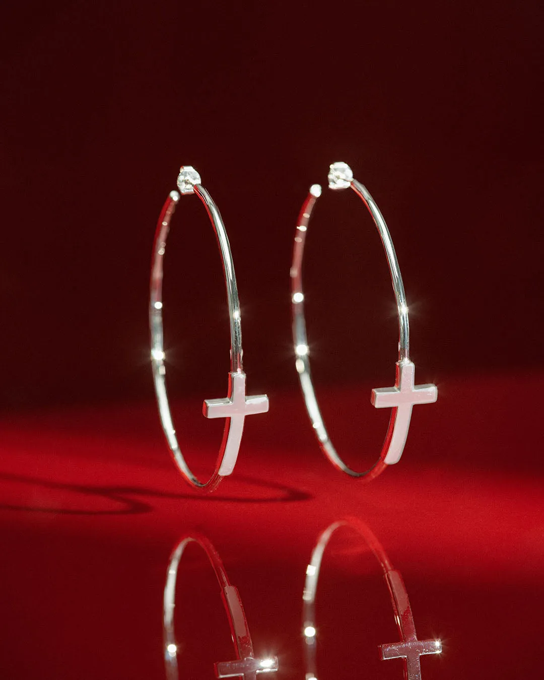 The Holy hoops - silver plated