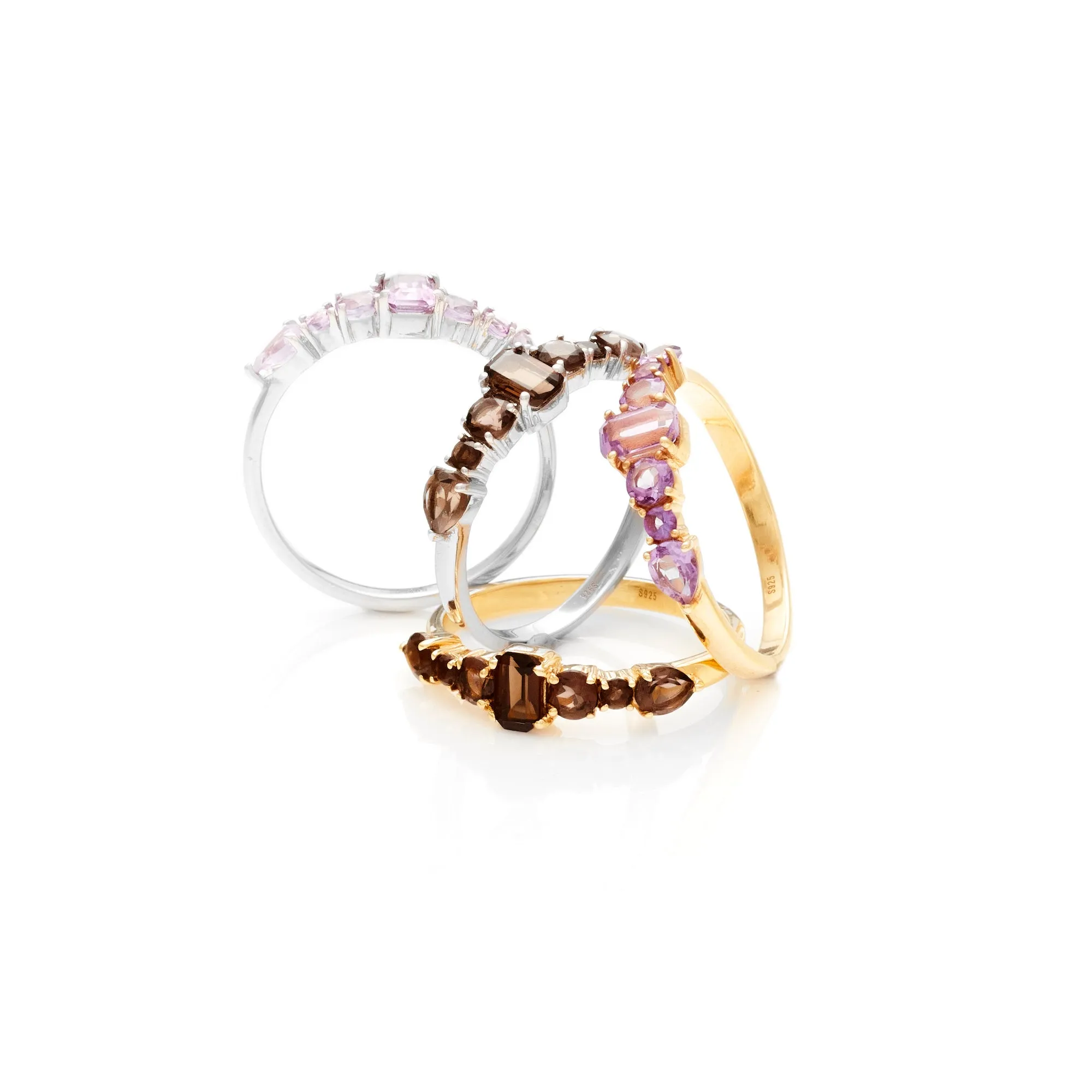 Theia Ring- Brazilian Amethyst/Silver