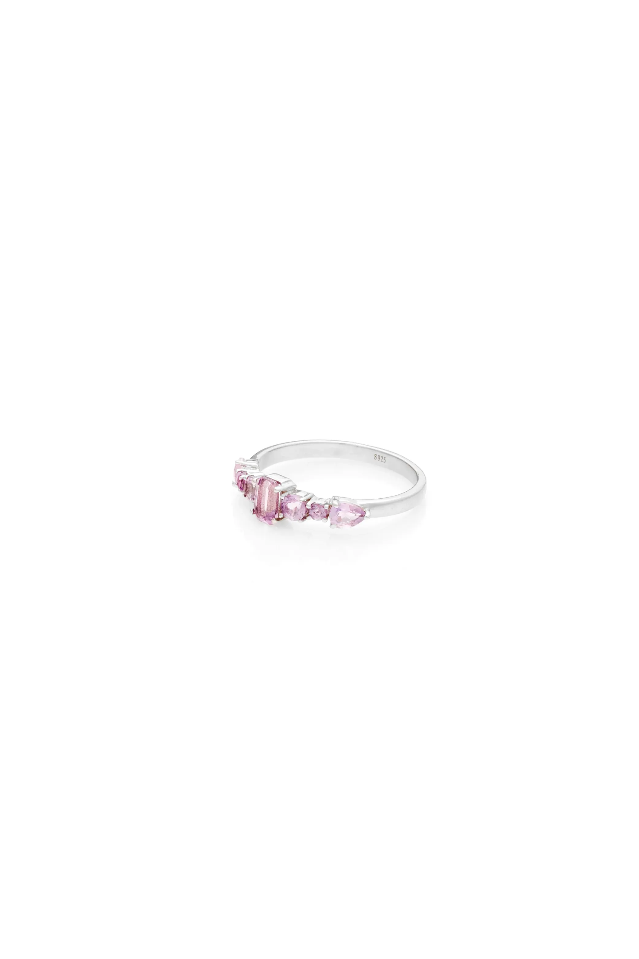 Theia Ring- Brazilian Amethyst/Silver