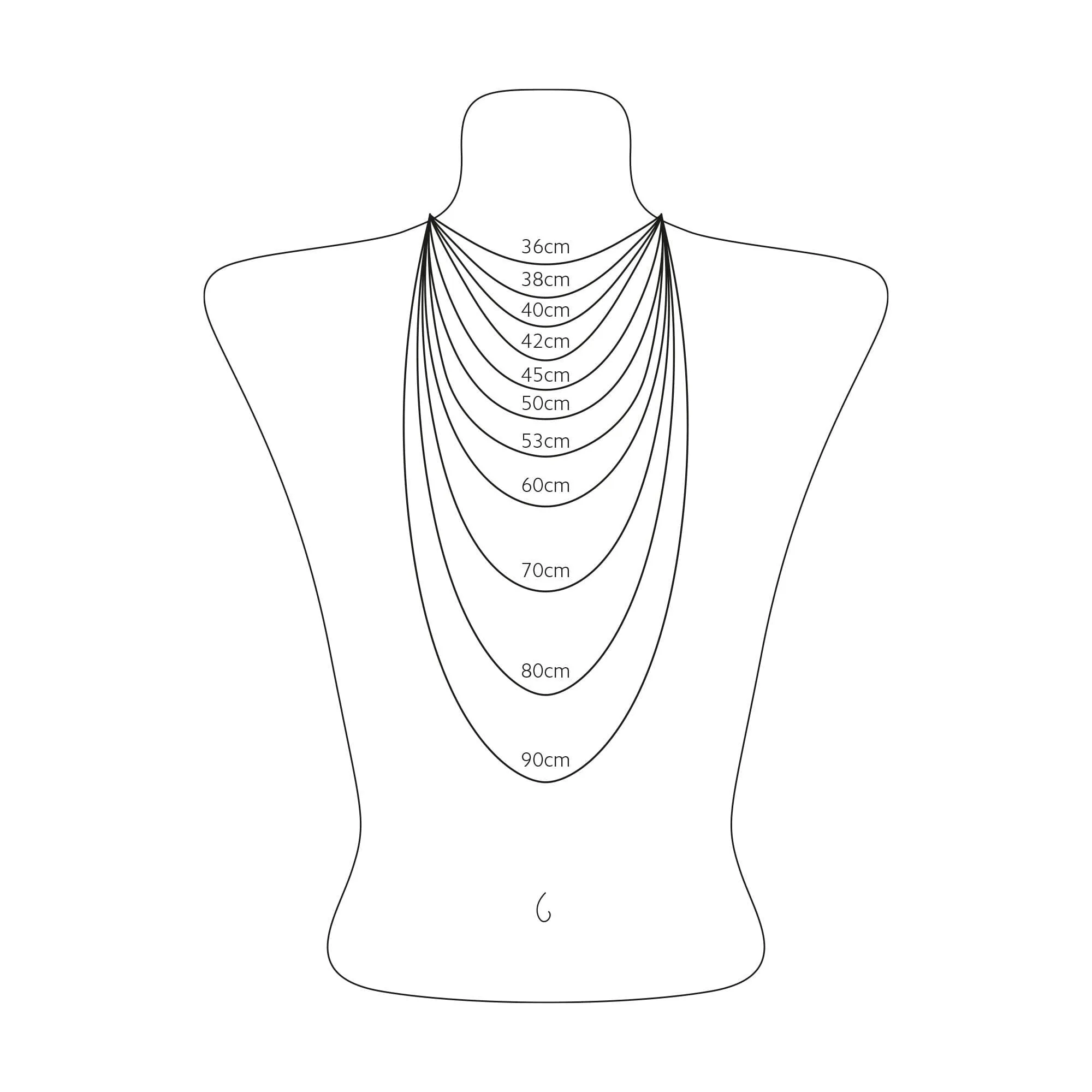 THOMAS SABO Necklace with letter pendant N and white zirconia - gold