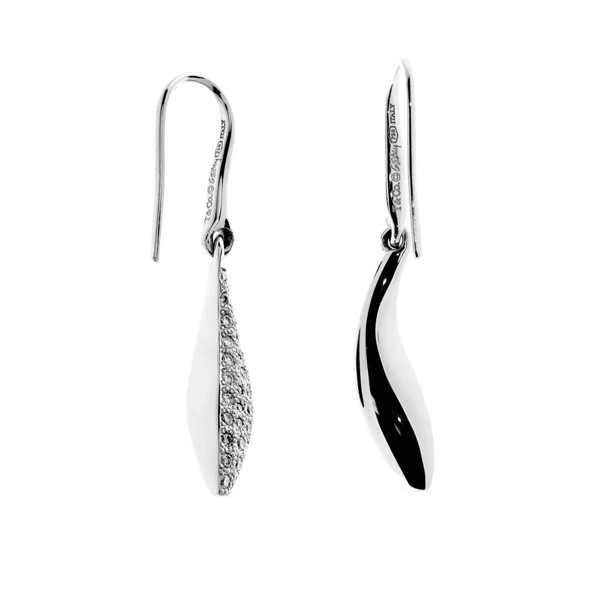 Tiffany & Co Diamond White Gold Earrings