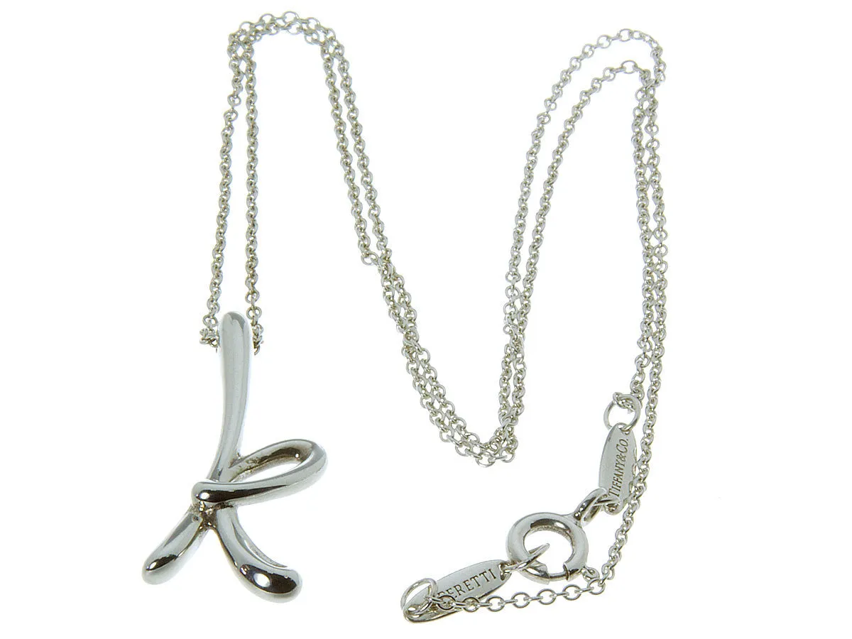 Tiffany & Co. Elsa Peretti Alphabet "K" Pendant