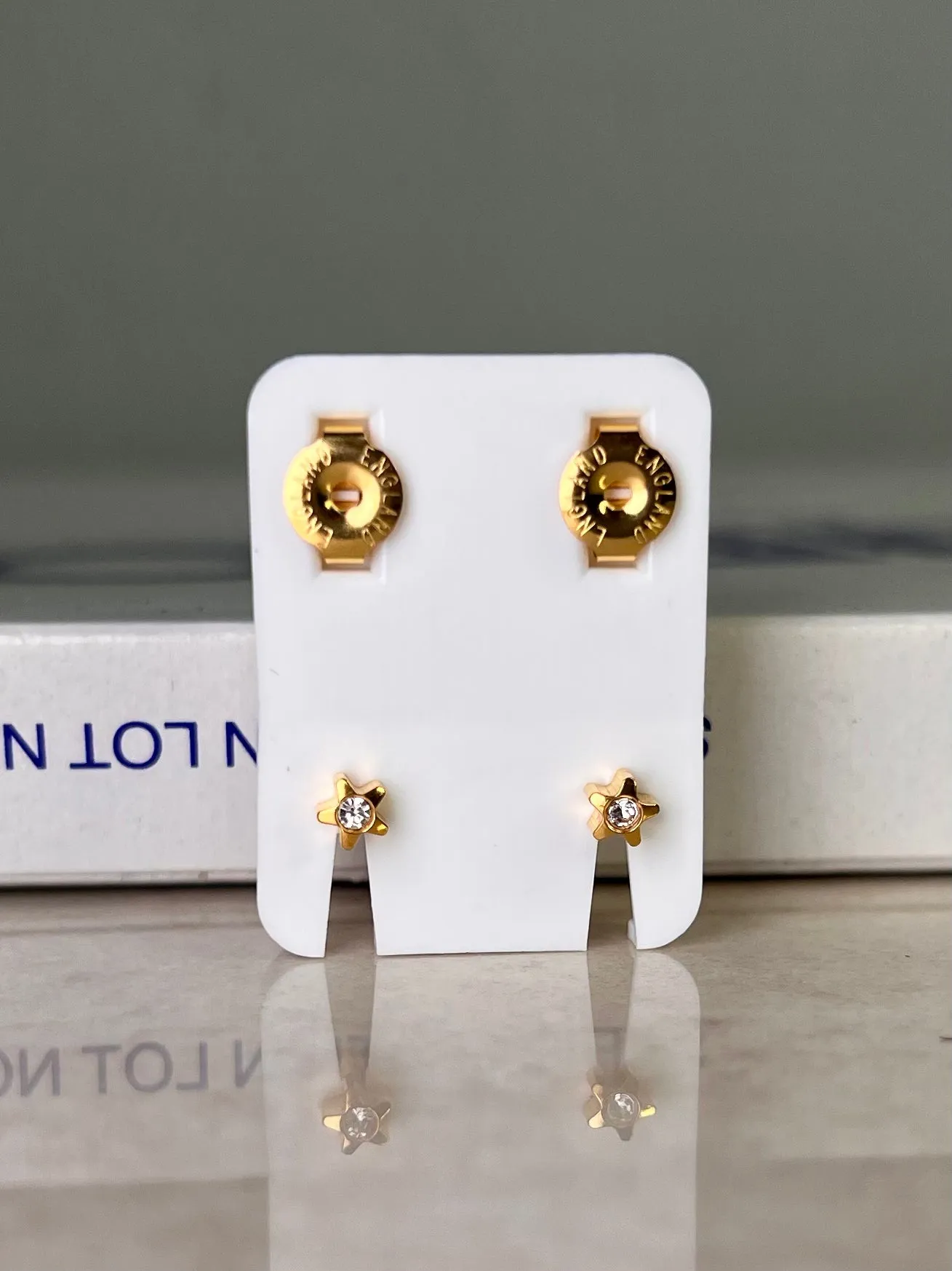 Trendy Gold Star Earrings