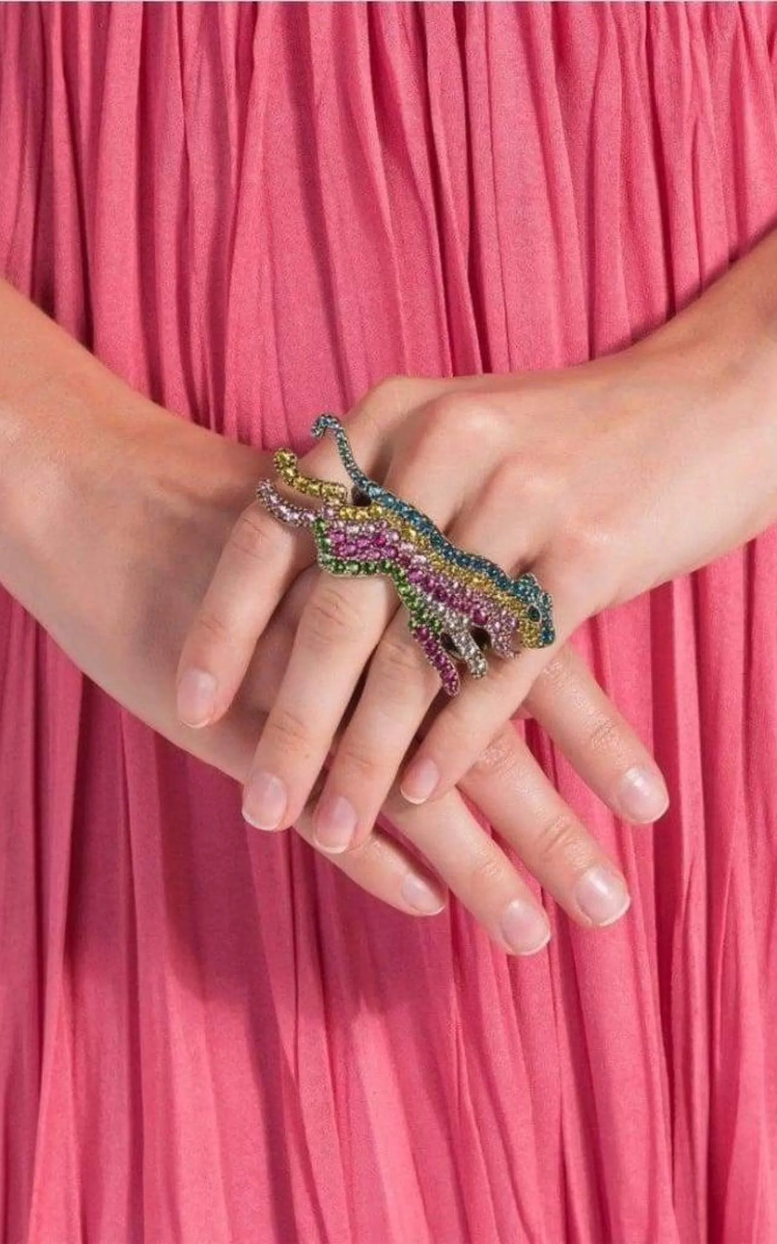 Two Finger Colour Ring
