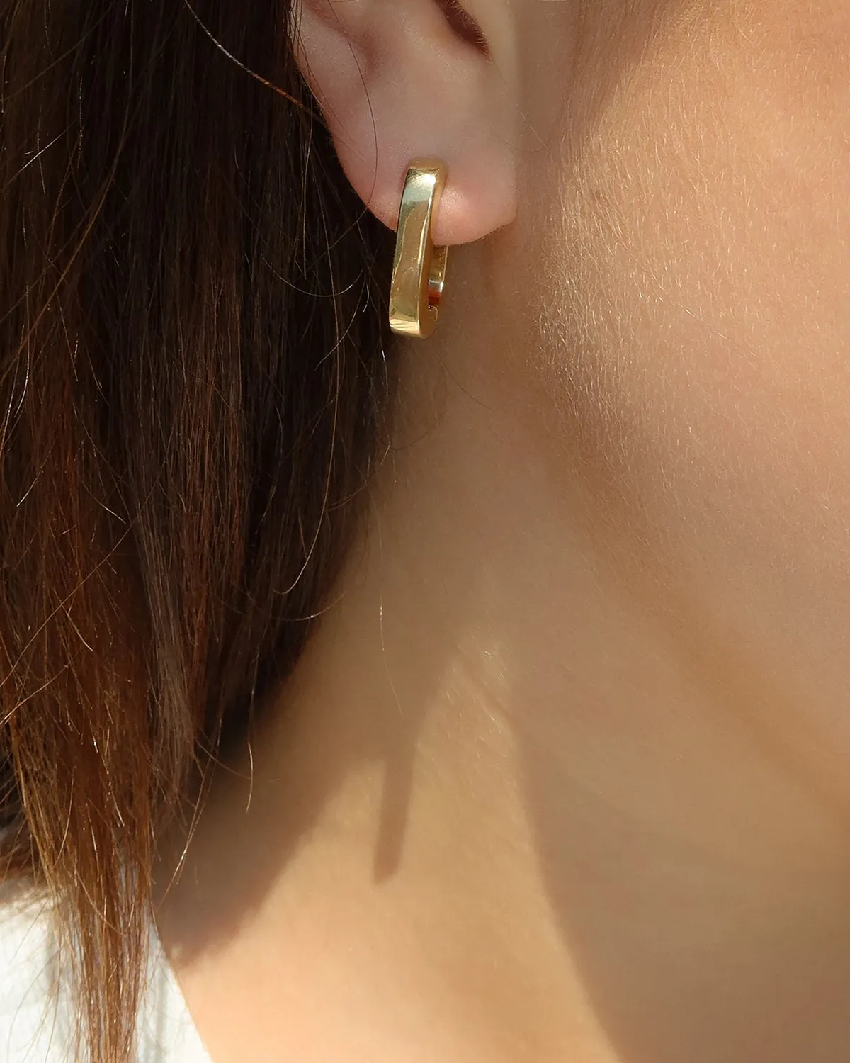 U-Link Hoops | Gold