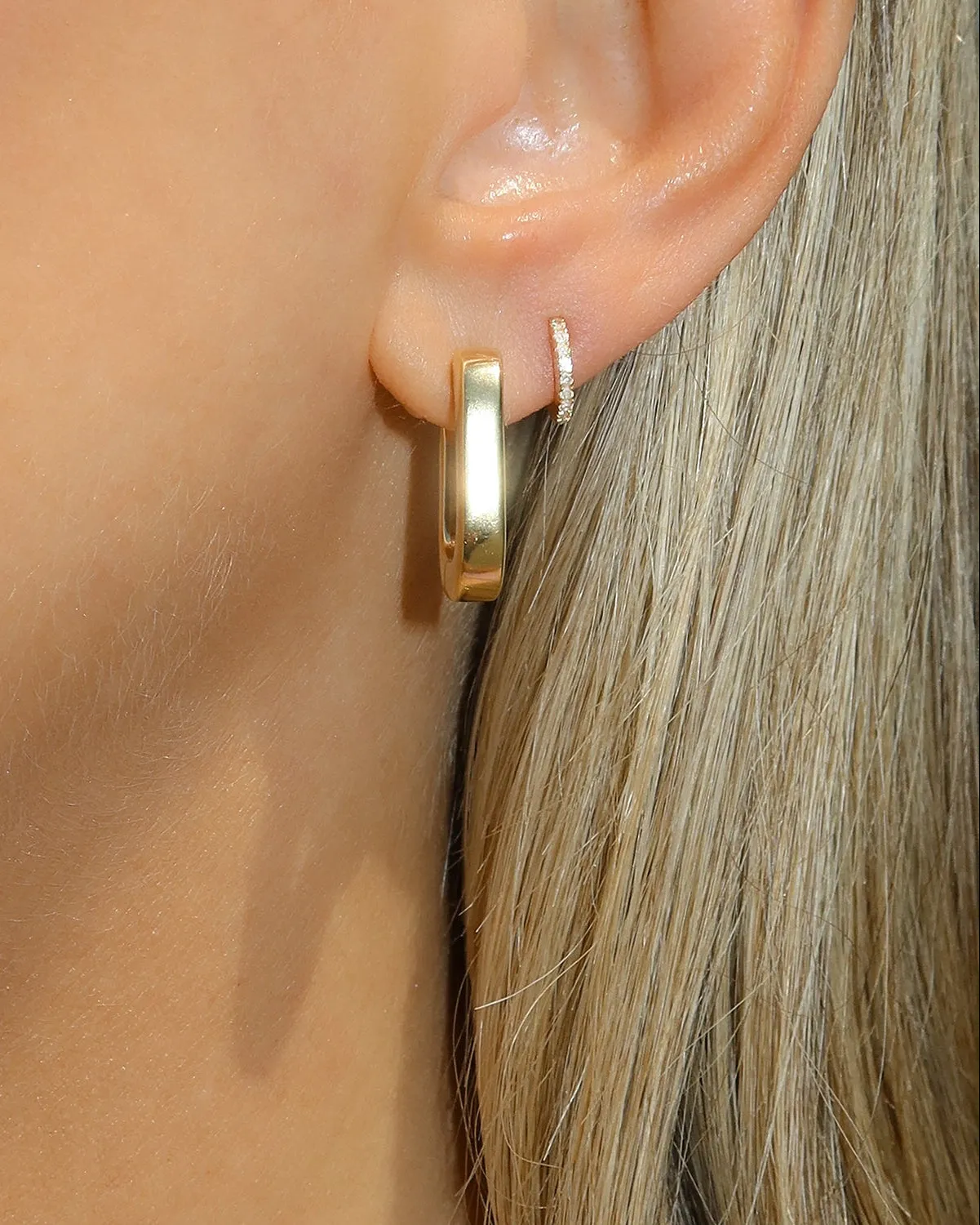 U-Link Hoops | Gold