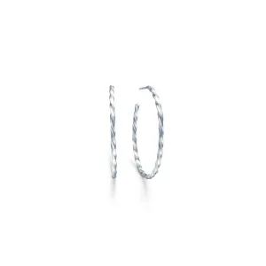 Unicorn Large Hoops - Silver