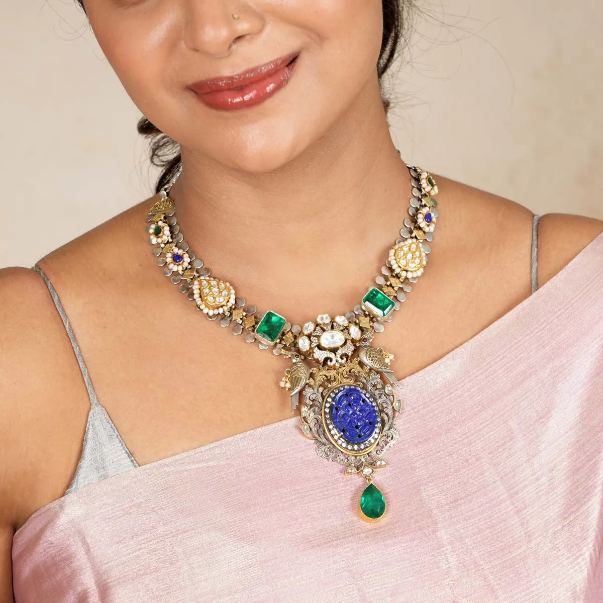Unique Blossom Long Necklace