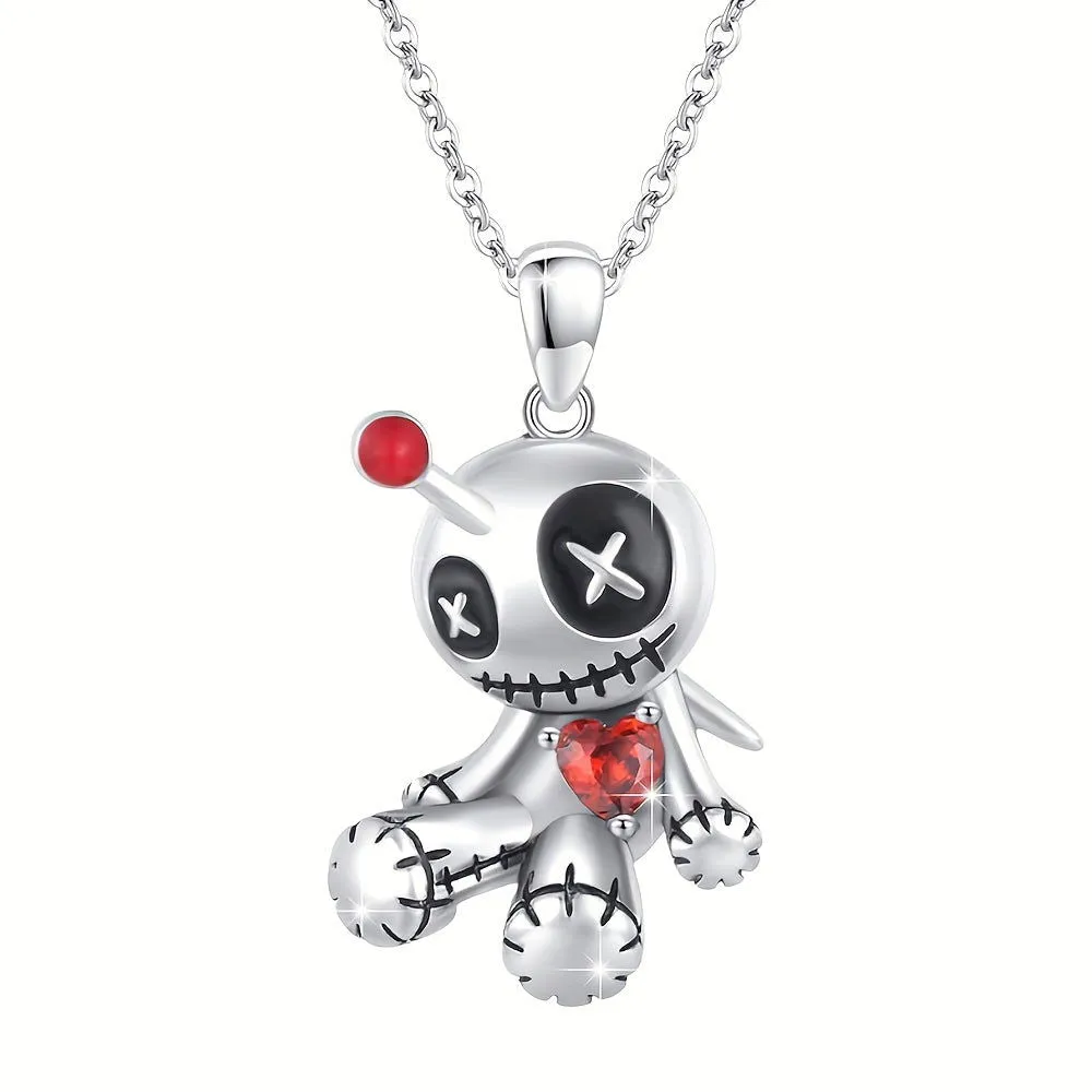 Unique Creative Punk Voodoo Doll Pendant Necklace