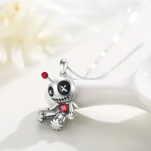 Unique Creative Punk Voodoo Doll Pendant Necklace
