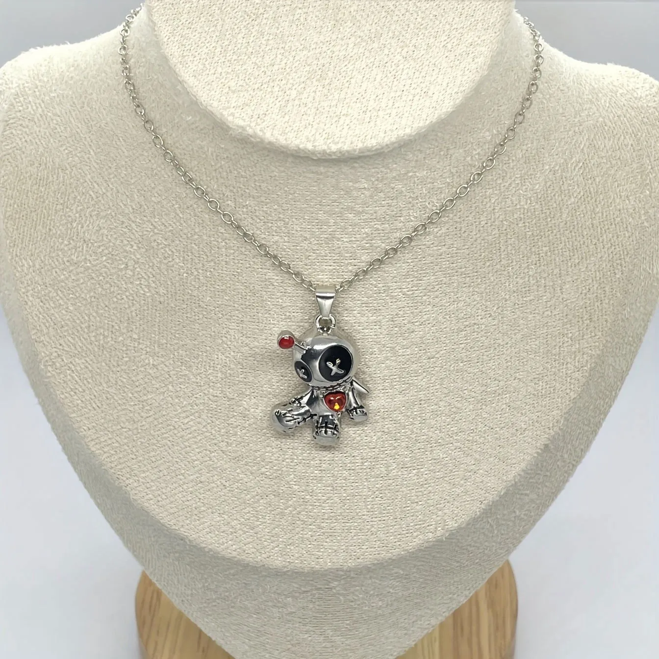Unique Creative Punk Voodoo Doll Pendant Necklace