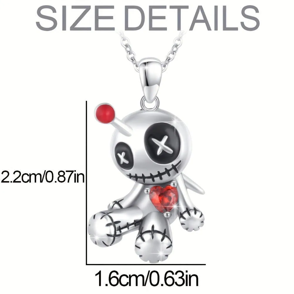 Unique Creative Punk Voodoo Doll Pendant Necklace