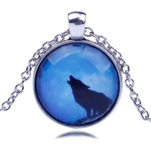 Unique Wolf Star Sky Fashion Necklace