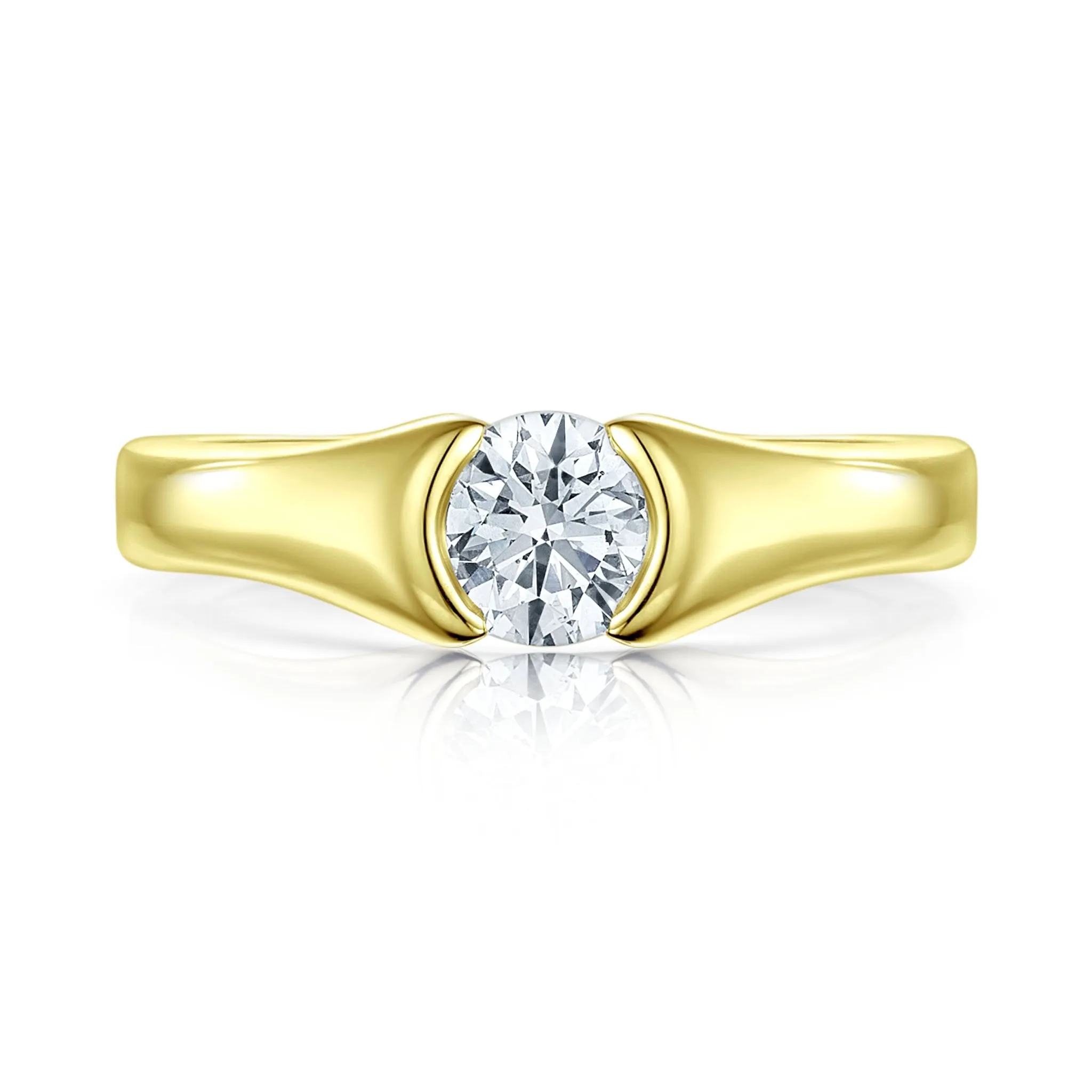 Venus 0.50ct Solitaire Diamond Ring in 18ct Yellow Gold