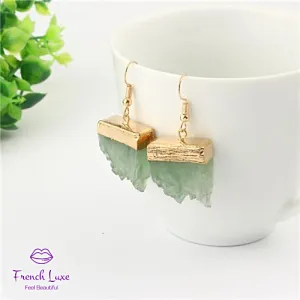 Vert Amande Boho Earrings