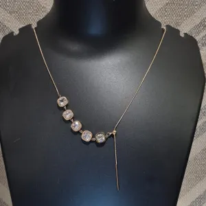 Victoria's unique necklace for her_ anti tarnish_ daily wear adjustable